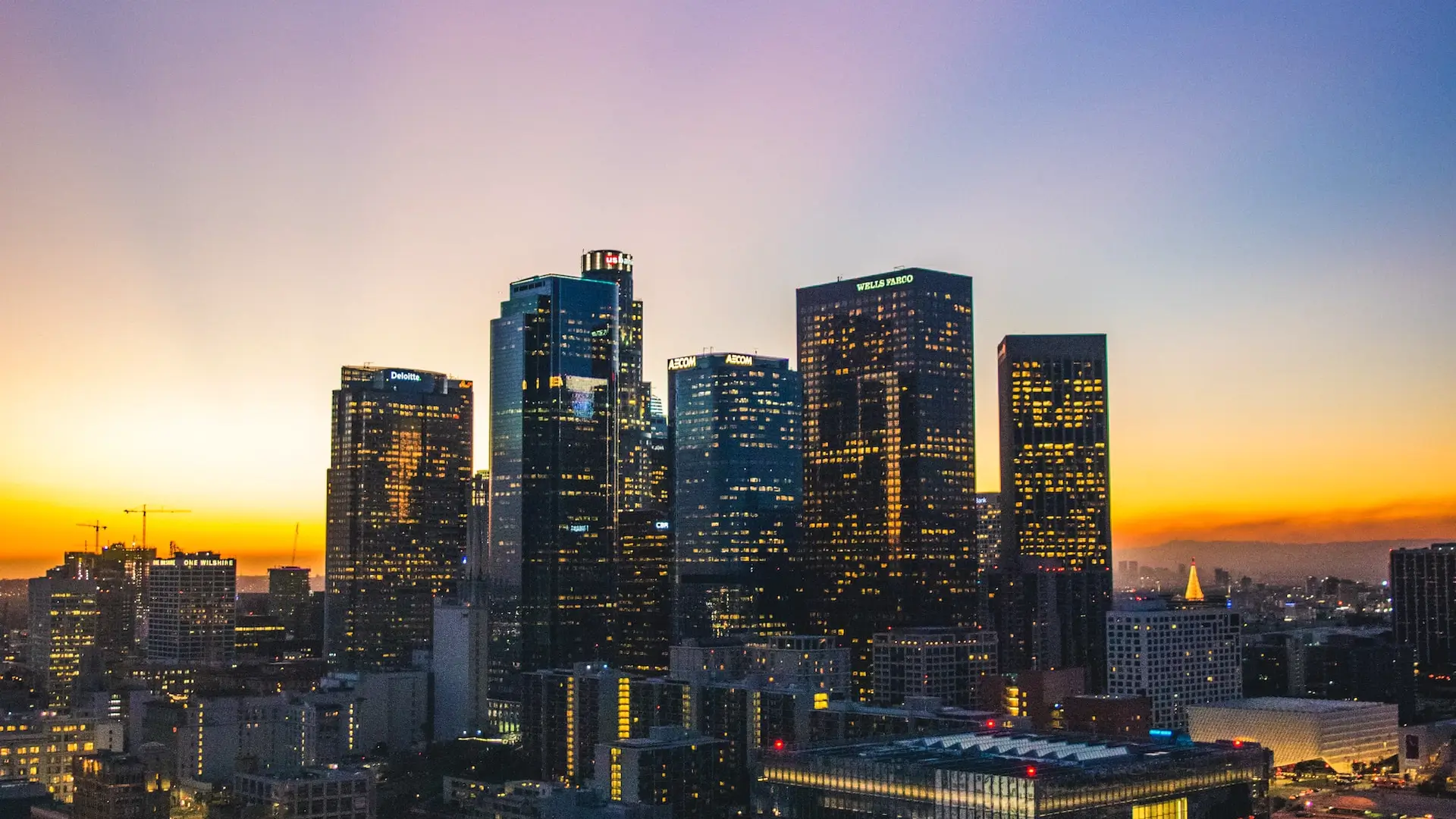 Los Angeles cityscape shot by Shea Rouda could see new green buildings with Series A funding for climate tech
