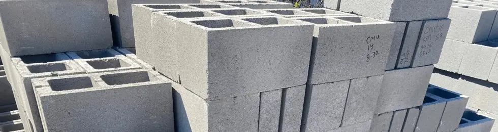 CarbonBuilt ultra-low carbon concrete blocks