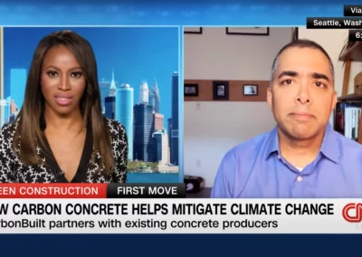 CNN International Talks Green Construction & Ultra-Low Carbon Concrete with CarbonBuilt CEO