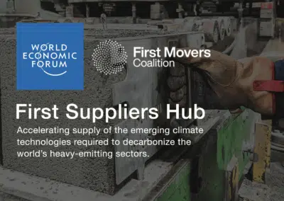 CarbonBuilt’s Ultra-low Carbon Concrete Featured in Launch of First Movers Coalition’s First Suppliers Hub